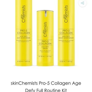 SkinChemist Pro-5 collagen moisturizer and serum kit